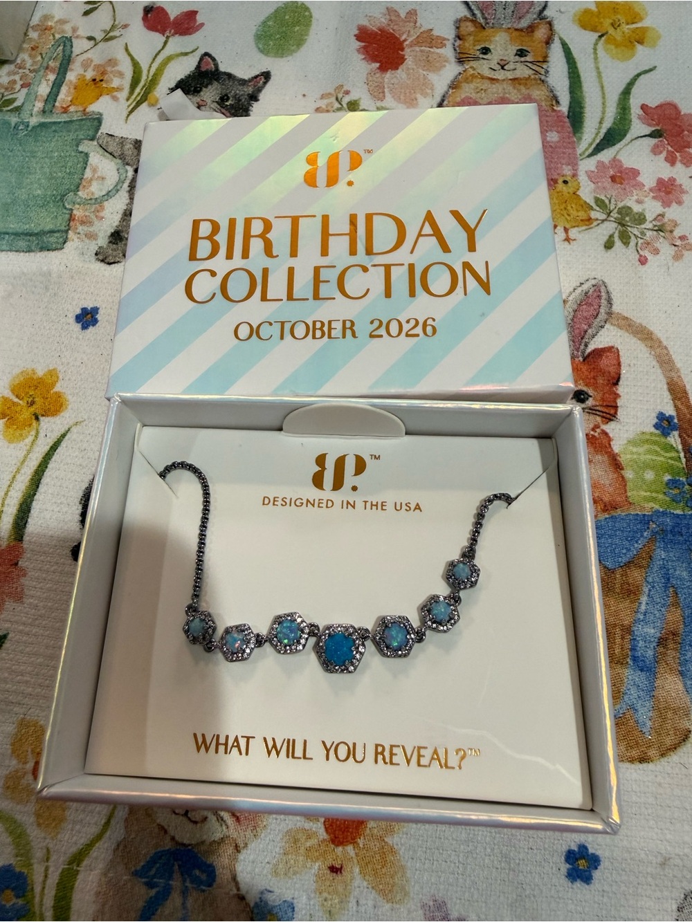 bomb party birthday collection october 2026 necklace “manifest it”